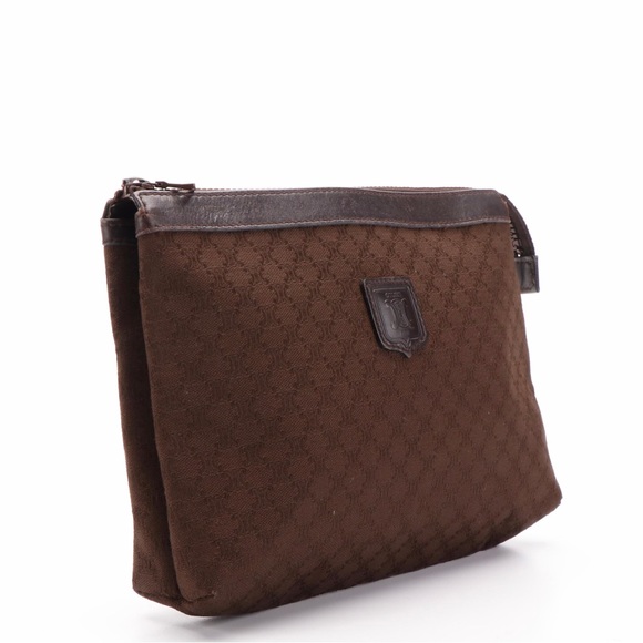 CELINE Triomphe Macadam Clutch Handbags - Picture 2 of 5